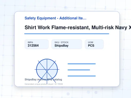 Shirt Work Flame-resistant, Multi-risk Navy Xl - Safety Equipment - Additional Items - IMPA 312564 - UOM PCS
