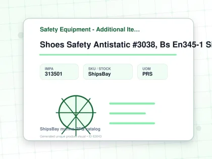 Shoes Safety Antistatic #3038, Bs En345-1 Size Uk 3 (22cm) - Safety Equipment - Additional Items - IMPA 313501 - UOM PRS