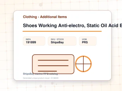 Shoes Working Anti-electro, Static Oil Acid Eu 46(28cm) - Clothing - Additional Items - IMPA 191899 - UOM PRS