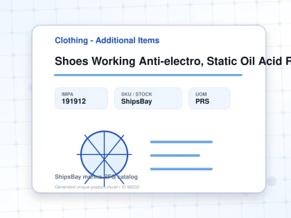 Shoes Working Anti-electro, Static Oil Acid Resist 27.5cm - Clothing - Additional Items - IMPA 191912 - UOM PRS
