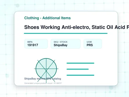 Shoes Working Anti-electro, Static Oil Acid Resist 30cm - Clothing - Additional Items - IMPA 191917 - UOM PRS