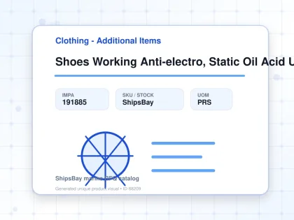 Shoes Working Anti-electro, Static Oil Acid Us11(29cm) - Clothing - Additional Items - IMPA 191885 - UOM PRS
