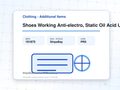 Shoes Working Anti-electro, Static Oil Acid Us6(24cm) - Clothing - Additional Items - IMPA 191875 - UOM PRS