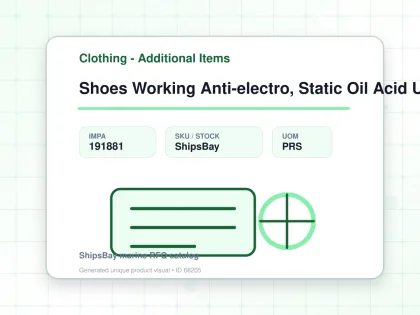 Shoes Working Anti-electro, Static Oil Acid Us9(27cm) - Clothing - Additional Items - IMPA 191881 - UOM PRS