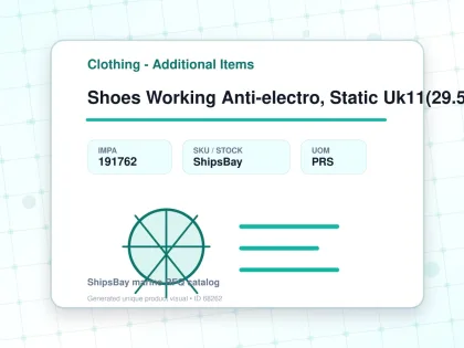 Shoes Working Anti-electro, Static Uk11(29.5cm) - Clothing - Additional Items - IMPA 191762 - UOM PRS