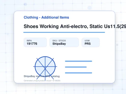 Shoes Working Anti-electro, Static Us11.5(29.5cm) - Clothing - Additional Items - IMPA 191776 - UOM PRS