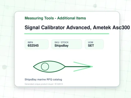 Signal Calibrator Advanced, Ametek Asc300 W/nist Cert - Measuring Tools - Additional Items - IMPA 652545 - UOM SET