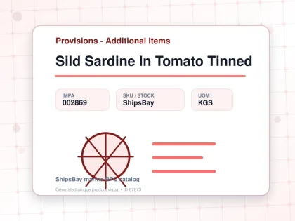 Sild Sardine In Tomato Tinned - Provisions - Additional Items - IMPA 002869 - UOM KGS