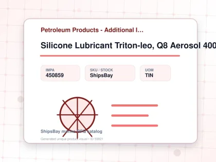Silicone Lubricant Triton-leo, Q8 Aerosol 400grm - Petroleum Products - Additional Items - IMPA 450859 - UOM TIN