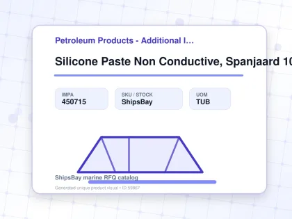 Silicone Paste Non Conductive, Spanjaard 100grm - Petroleum Products - Additional Items - IMPA 450715 - UOM TUB