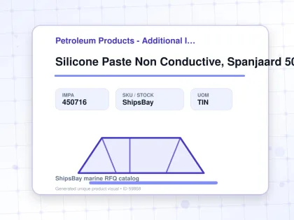 Silicone Paste Non Conductive, Spanjaard 500grm - Petroleum Products - Additional Items - IMPA 450716 - UOM TIN