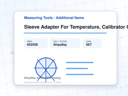 Sleeve Adapter For Temperature, Calibrator Od28mm 7bore 2 Size - Measuring Tools - Additional Items - IMPA 652528 - UOM SET