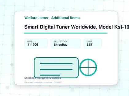 Smart Digital Tuner Worldwide, Model Kst-1000-w - Welfare Items - Additional Items - IMPA 111206 - UOM SET