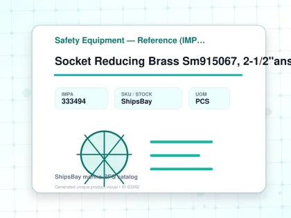 Socket Reducing Brass Sm915067, 2-1/2"anst Female X Bsp Female - Safety Equipment — Reference (IMPA) - IMPA 333494 - UOM PCS