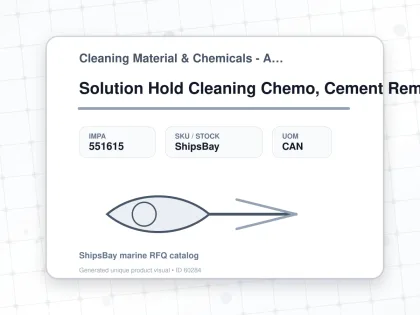Solution Hold Cleaning Chemo, Cement Remover Super 25ltr - Cleaning Material & Chemicals - Additional Items - IMPA 551615 - UOM CAN