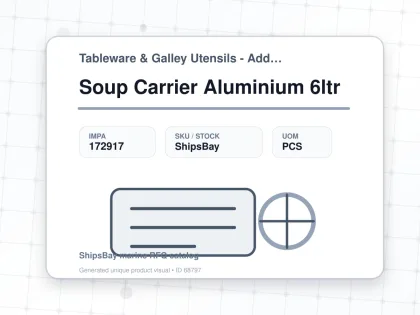 Soup Carrier Aluminium 6ltr - Tableware & Galley Utensils - Additional Items - IMPA 172917 - UOM PCS