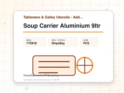 Soup Carrier Aluminium 9ltr - Tableware & Galley Utensils - Additional Items - IMPA 172918 - UOM PCS