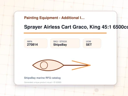 Sprayer Airless Cart Graco, King 45:1 6500cc Motor K45fh1 - Painting Equipment - Additional Items - IMPA 270814 - UOM SET