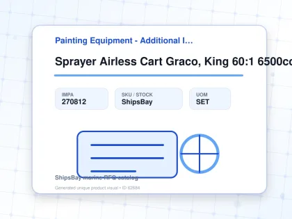 Sprayer Airless Cart Graco, King 60:1 6500cc Motor K60fh1 - Painting Equipment - Additional Items - IMPA 270812 - UOM SET