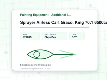Sprayer Airless Cart Graco, King 70:1 6500cc Motor K70fh1 - Painting Equipment - Additional Items - IMPA 271813 - UOM SET
