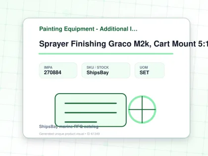 Sprayer Finishing Graco M2k, Cart Mount 5:1 193bar #24v896 - Painting Equipment - Additional Items - IMPA 270884 - UOM SET
