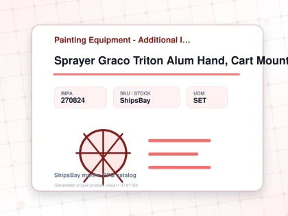 Sprayer Graco Triton Alum Hand, Cart Mount Convention 233482 - Painting Equipment - Additional Items - IMPA 270824 - UOM SET