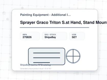 Sprayer Graco Triton S.st Hand, Stand Mount Convention 233476 - Painting Equipment - Additional Items - IMPA 270826 - UOM SET