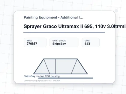Sprayer Graco Ultramax Ii 695, 110v 3.0ltr/min #16y638 - Painting Equipment - Additional Items - IMPA 270867 - UOM SET