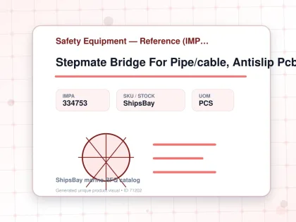 Stepmate Bridge For Pipe/cable, Antislip Pcb3 Safe Yellow Fine - Safety Equipment — Reference (IMPA) - IMPA 334753 - UOM PCS