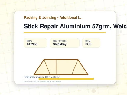 Stick Repair Aluminium 57grm, Weicon - Packing & Jointing - Additional Items - IMPA 812965 - UOM PCS