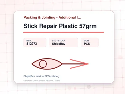 Stick Repair Plastic 57grm - Packing & Jointing - Additional Items - IMPA 812973 - UOM PCS