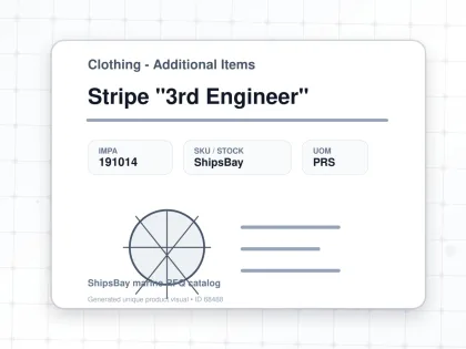 Stripe "3rd Engineer" - Clothing - Additional Items - IMPA 191014 - UOM PRS