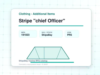 Stripe "chief Officer" - Clothing - Additional Items - IMPA 191023 - UOM PRS