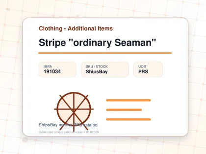 Stripe "ordinary Seaman" - Clothing - Additional Items - IMPA 191034 - UOM PRS