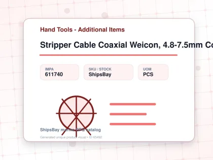 Stripper Cable Coaxial Weicon, 4.8-7.5mm Coax Stripper No.2 - Hand Tools - Additional Items - IMPA 611740 - UOM PCS