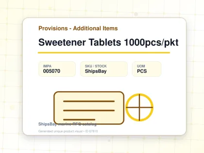 Sweetener Tablets 1000pcs/pkt - Provisions - Additional Items - IMPA 005070 - UOM PCS
