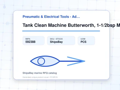 Tank Clean Machine Butterworth, 1-1/2bsp Male2x10 Lt10z11bmoft - Pneumatic & Electrical Tools - Additional Items - IMPA 592388 - UOM PCS