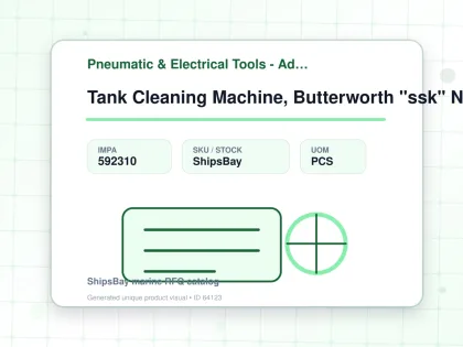 Tank Cleaning Machine, Butterworth "ssk" Nozzle 11mm - Pneumatic & Electrical Tools - Additional Items - IMPA 592310 - UOM PCS