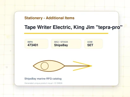Tape Writer Electric, King Jim "tepra-pro" - Stationery - Additional Items - IMPA 473401 - UOM SET