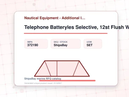 Telephone Batteryles Selective, 12st Flush W/illum. Ods5781-1d - Nautical Equipment - Additional Items - IMPA 372190 - UOM SET