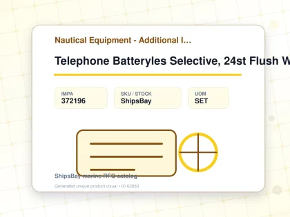 Telephone Batteryles Selective, 24st Flush W/illum. Ods5781-2d - Nautical Equipment - Additional Items - IMPA 372196 - UOM SET