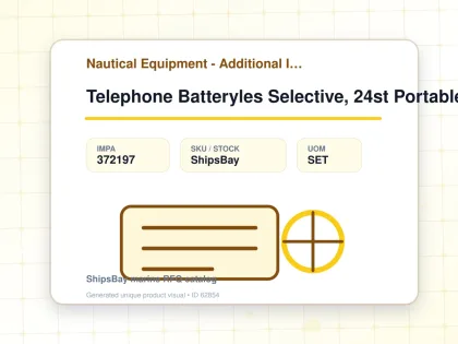 Telephone Batteryles Selective, 24st Portable Ods5981-2 - Nautical Equipment - Additional Items - IMPA 372197 - UOM SET