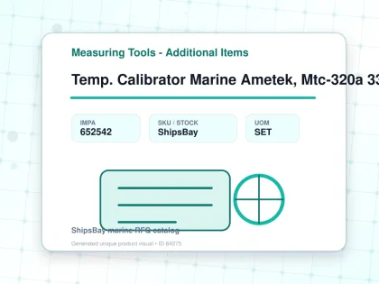 Temp. Calibrator Marine Ametek, Mtc-320a 33 To 320deg - Measuring Tools - Additional Items - IMPA 652542 - UOM SET