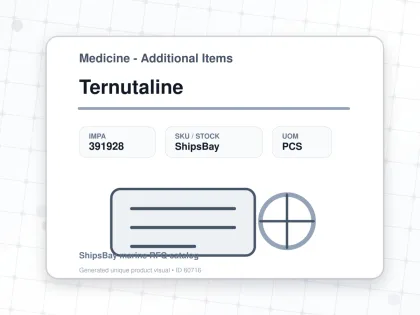 Ternutaline - Medicine - Additional Items - IMPA 391928 - UOM PCS