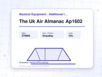 The Uk Air Almanac Ap1602 - Nautical Equipment - Additional Items - IMPA 370605 - UOM VOL