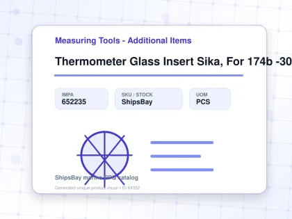 Thermometer Glass Insert Sika, For 174b -30-50deg.c 40mm - Measuring Tools - Additional Items - IMPA 652235 - UOM PCS
