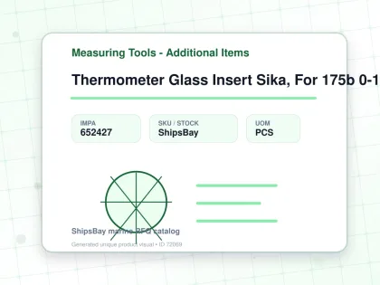 Thermometer Glass Insert Sika, For 175b 0-160deg.c 40mm - Measuring Tools - Additional Items - IMPA 652427 - UOM PCS