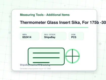 Thermometer Glass Insert Sika, For 175b -30-50deg.c 100mm - Measuring Tools - Additional Items - IMPA 652414 - UOM PCS