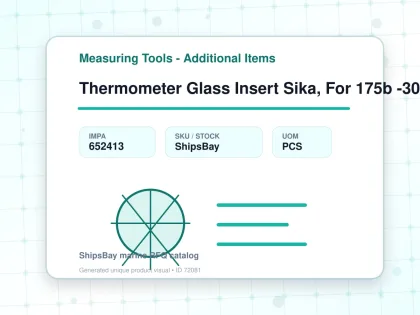 Thermometer Glass Insert Sika, For 175b -30-50deg.c 63mm - Measuring Tools - Additional Items - IMPA 652413 - UOM PCS