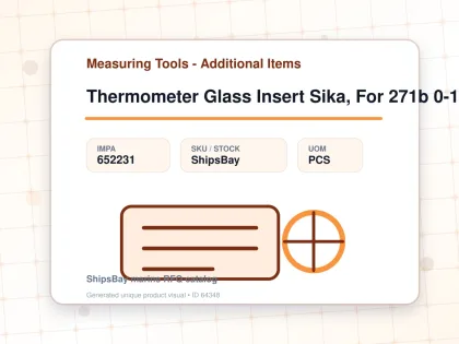 Thermometer Glass Insert Sika, For 271b 0-120deg.c 63mm - Measuring Tools - Additional Items - IMPA 652231 - UOM PCS